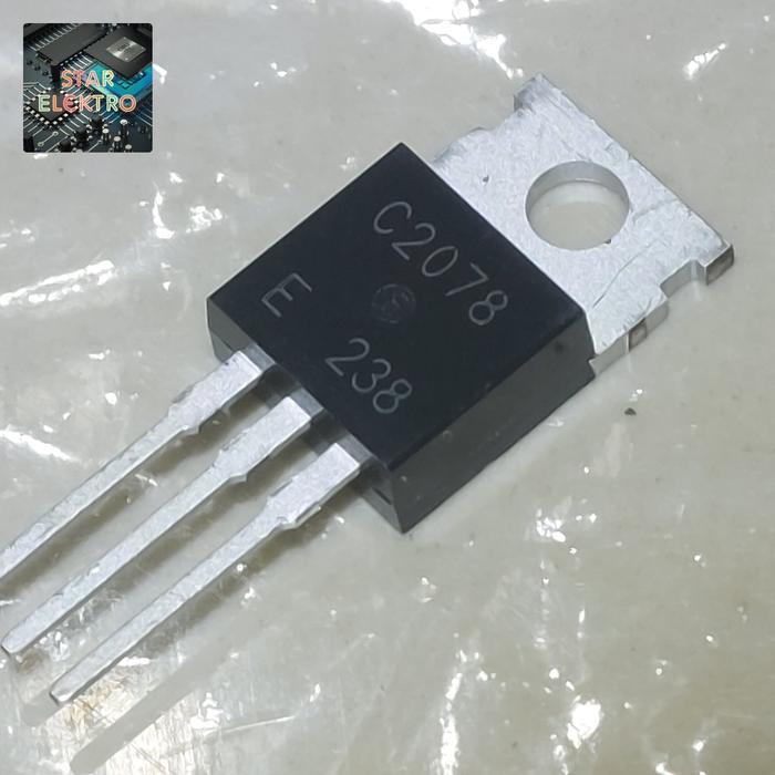 C2078 To-220 2SC2078 2SC 2078 Transistor RF VHF UHF Amplifier NPN 27MHz BJT 3A 75V TERBAIK...
