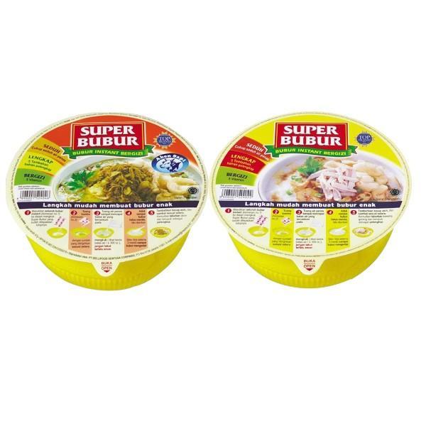 SUPER BUBUR INSTAN ABON SAPI | SUPER BUBUR AYAM KEMASAN CUP
