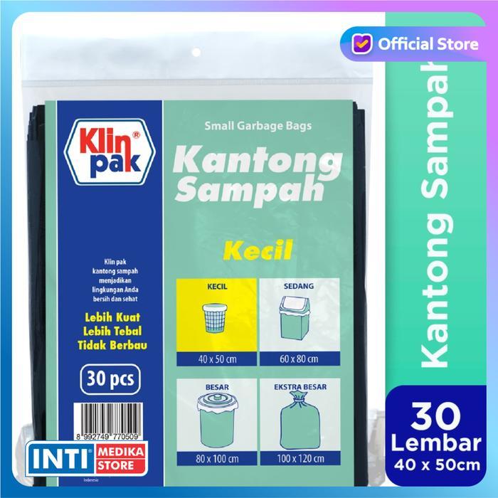 KLINPAK - Kantong Plastik Sampah | Trash Bag | Kresek Sampah - Kecil
