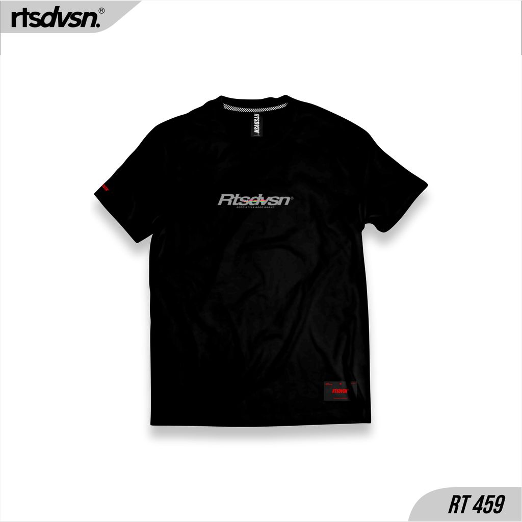 T-SHIRT LOCAL SIZE RTSDVSN 459 | LENGAN PENDEK MOTIF CLASSIC MOTION | Combed Kaos