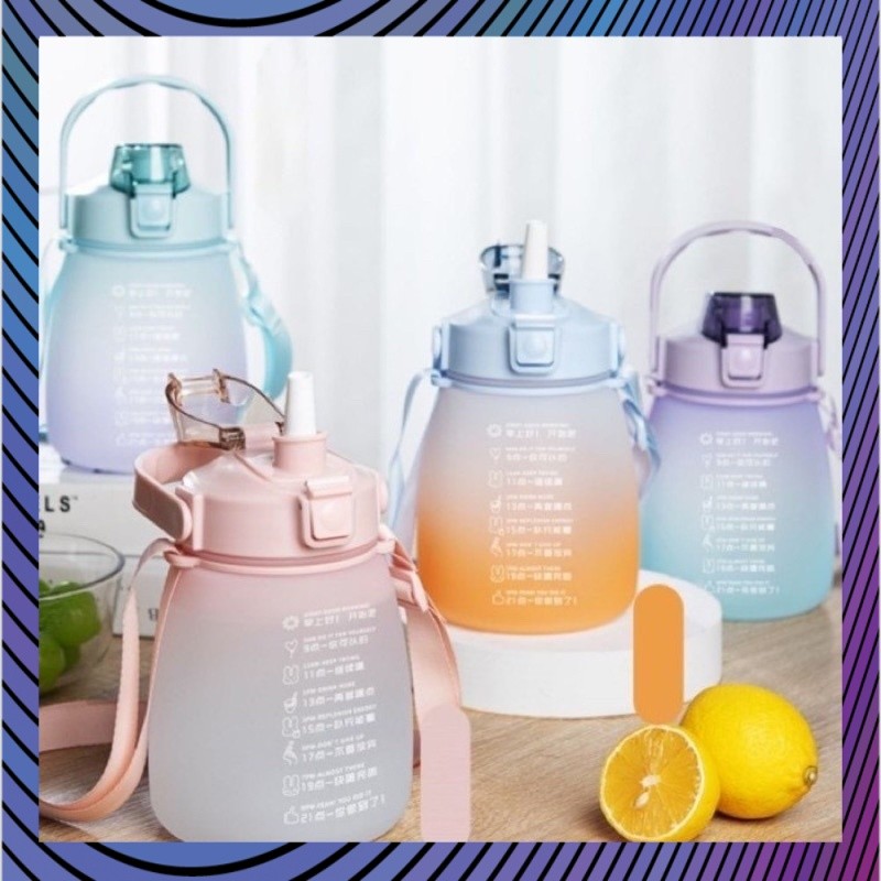 Promo Botol minum korea 1.2 liter botol 1.2liter botol viral botol korea 1.2L PRJ TERLARIS BISA COD 