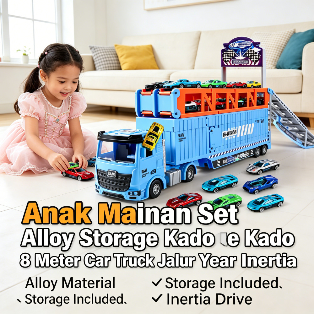 Transformers Truck Set Catapult Inertia Alloy Diecast Mainan Truk Anak Mainan