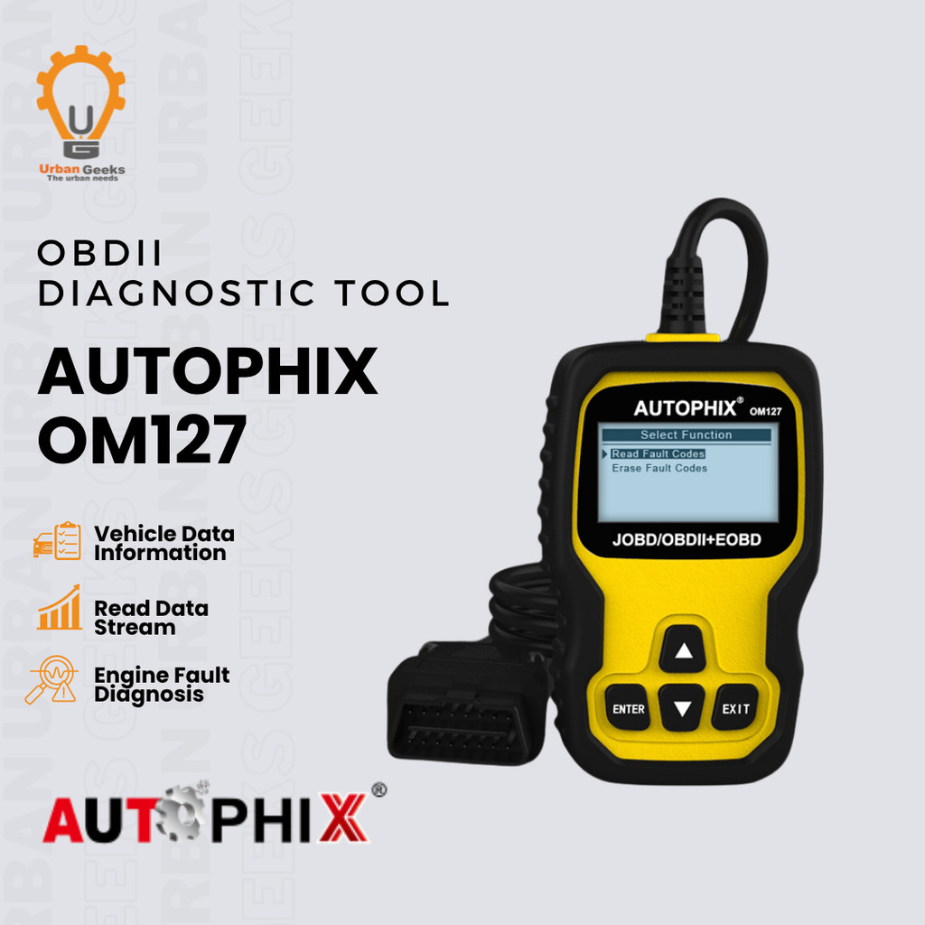 Autophix OM127 OBD2 Scanner Mobil JOBD Engine Code Reader Check Engine untuk Toyota Honda Nissan Mit