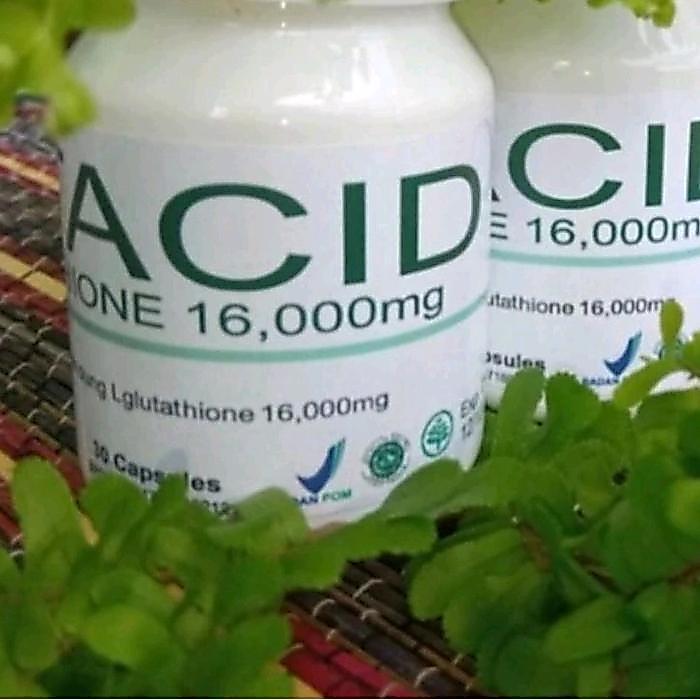 Glutacid pemutih badan whitening 16000mg