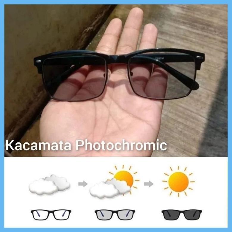 Kacamata Baca dan Jalan Lensa Plus Progresif Photocromic Standar Optik