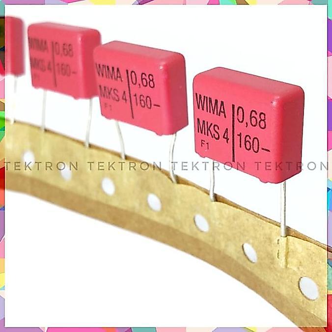 Capacitor 680Nf 160V Wima Mks 10 Kapasitor 0.68Uf Kondensator 0,68Uf Terbaru