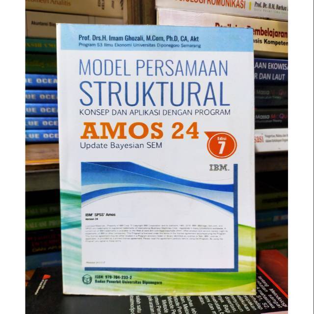 Model Persamaan Struktural AMOS 24 - Imam Ghozali