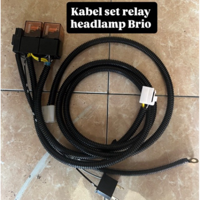 kabel set relay brio mobilio HRV old all new buat projector biled headlamp -eclips