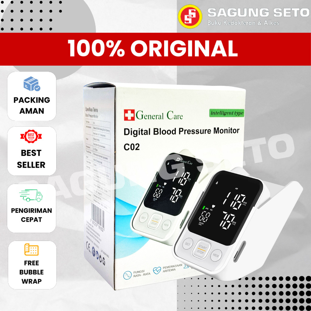 BLOOD PRESSURE MONITORING C02 GC / TENSIMETER DIGITAL GC C02