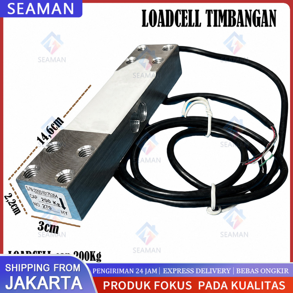 Loadcell Capasitas 180Kg Loadcell 100Kg 150Kg Sensor Timbangan Digital