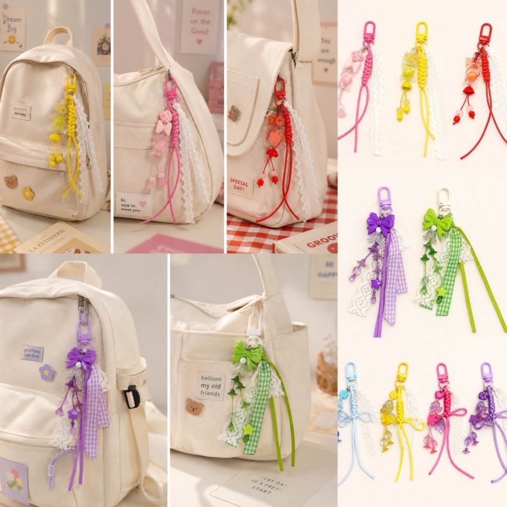 Bag Charm Manik-manik