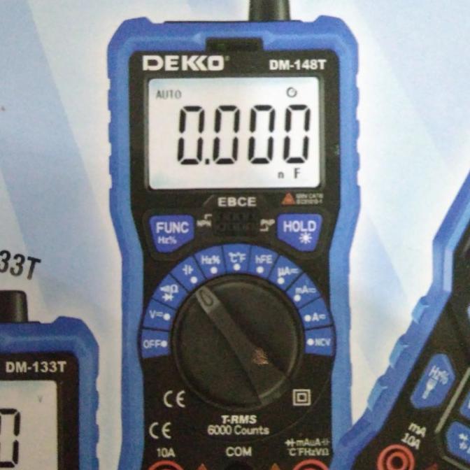 Digital Multimeter Avo Meter Multi Dekko Dm-148T