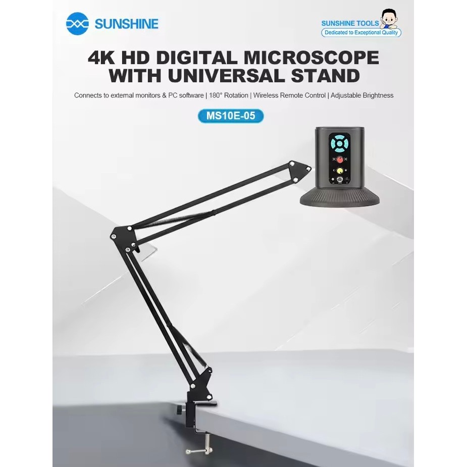 Mikroskop Digital 4K HD Model Bracket - Sunshine MS10E-05