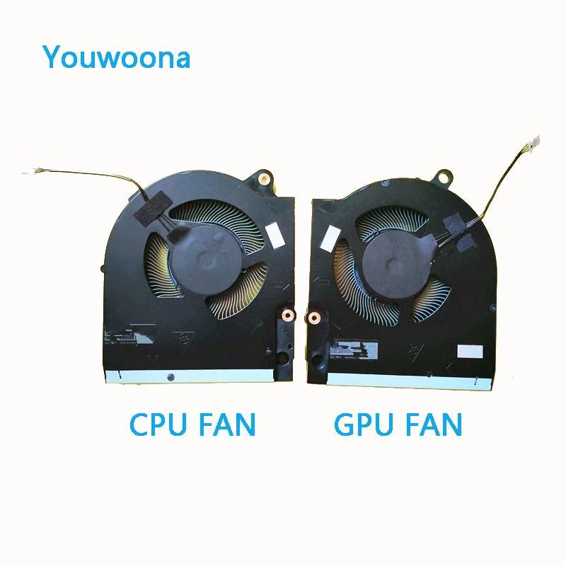 New ORIGINAL Laptop Cpu GPU Cooling Fan For DELL Alienware M15 R5 M15 R6 R7 12V