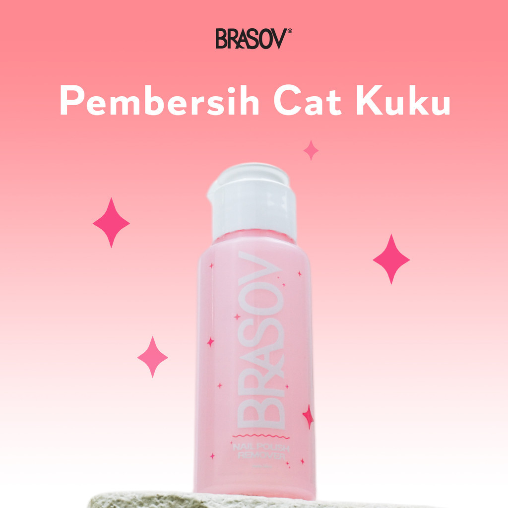 BRASOV Pembersih Kutek / Brasov Reover Cat Kuku 65 ML/ Nail Polish Remover Kutex Brasov