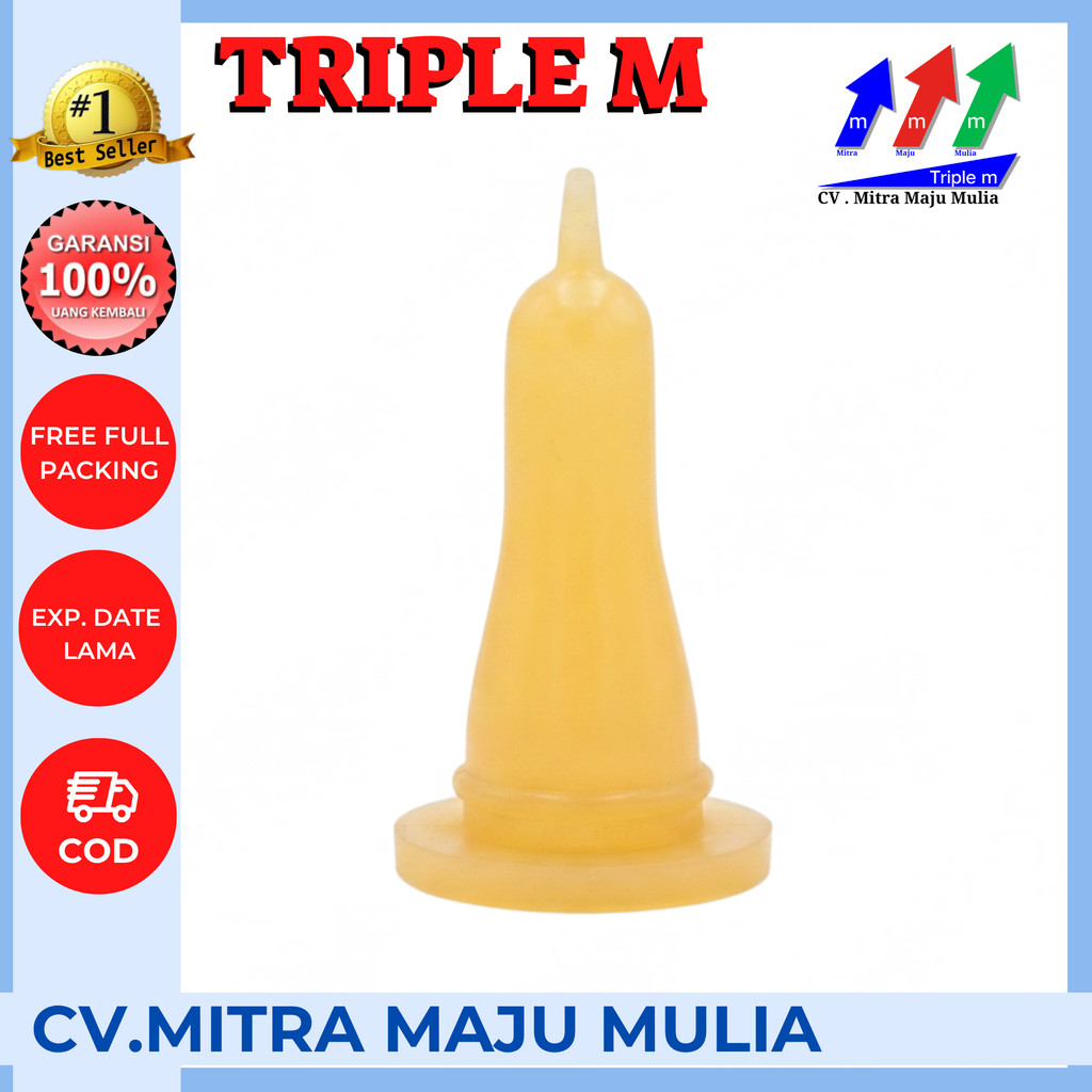 DOT KAMBING SILIKON KUNING - BOTOL DOT KAMBING SILIKON