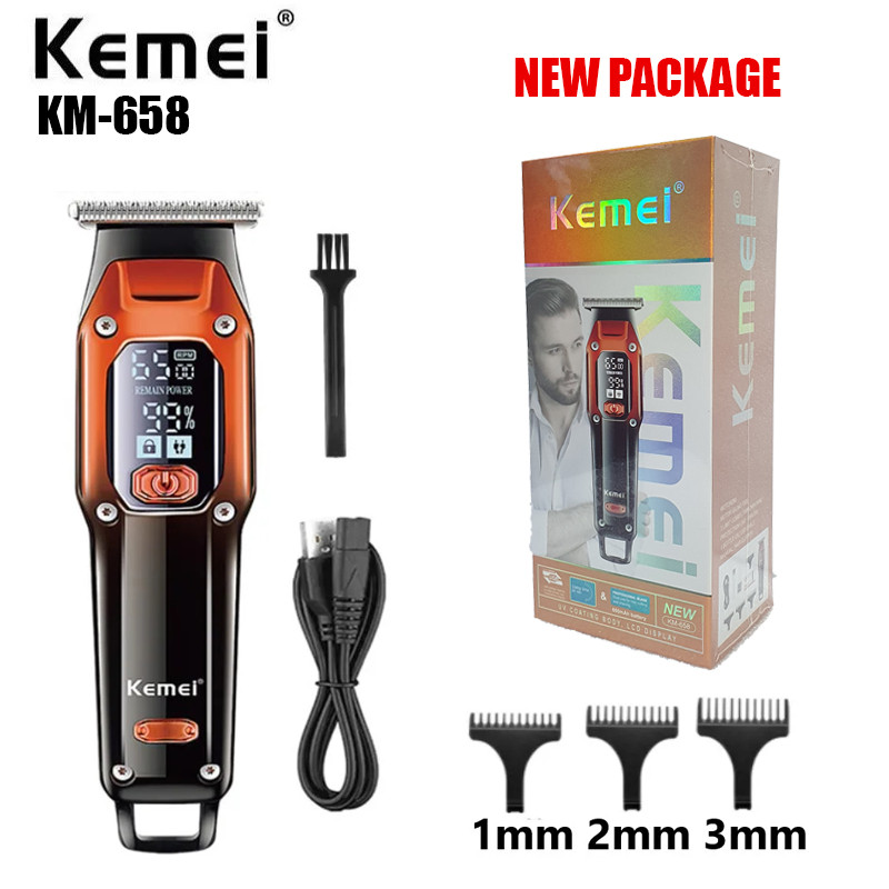 Kemei KM-658 Electric Hair Clipper Trimmer 7000RPM 600MAH Cukur Rambut KM 658 KM659