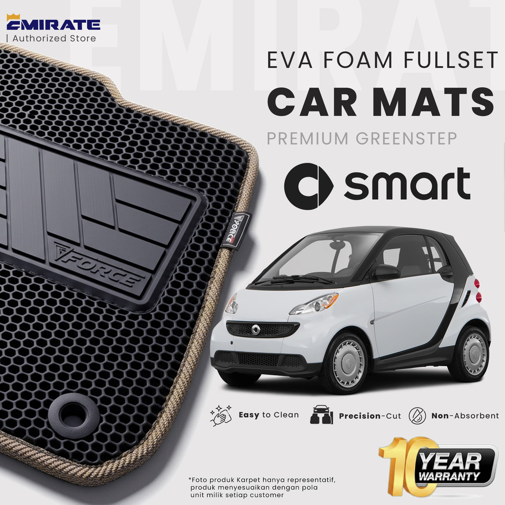 Karpet Mobil Mercedes Benz Smart Fortwo EVA Force Fullset / Mercedes Benz Smart Fortwo Car Mat