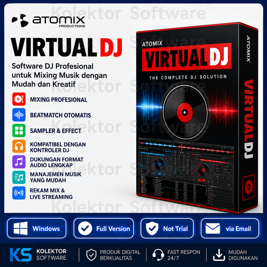 Atomix VirtualDJ 2025 Pro Infinity v8.5.8472 - Full Version, Lifetime
