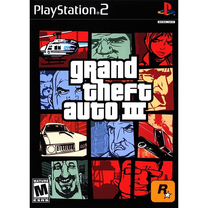 DVD Game PS2 - GTA III Untuk PS2