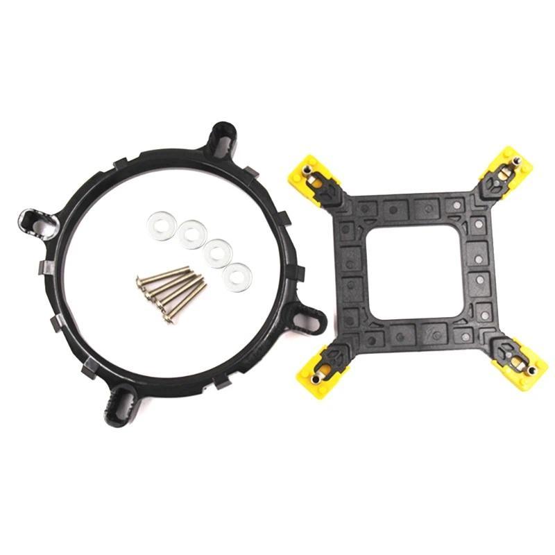 Retention Bracket Coolers,Mounting Bracket Kit CPU Fan Bracket Heatsink Raator Mount Back Plate for 