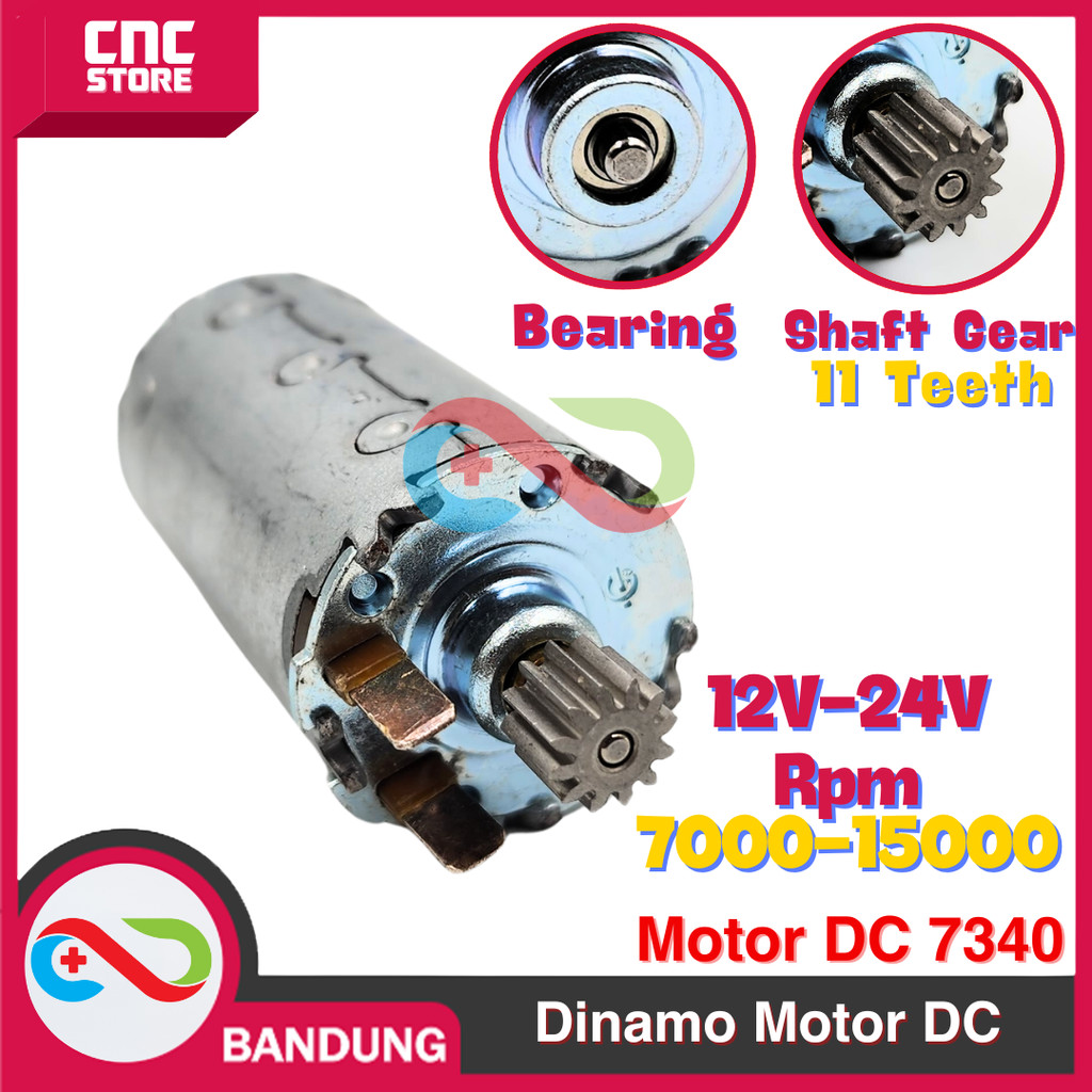 Dinamo Motor DC 7340 DC 12 - 24V High Rpm High Quality – Motor/servo penggerak