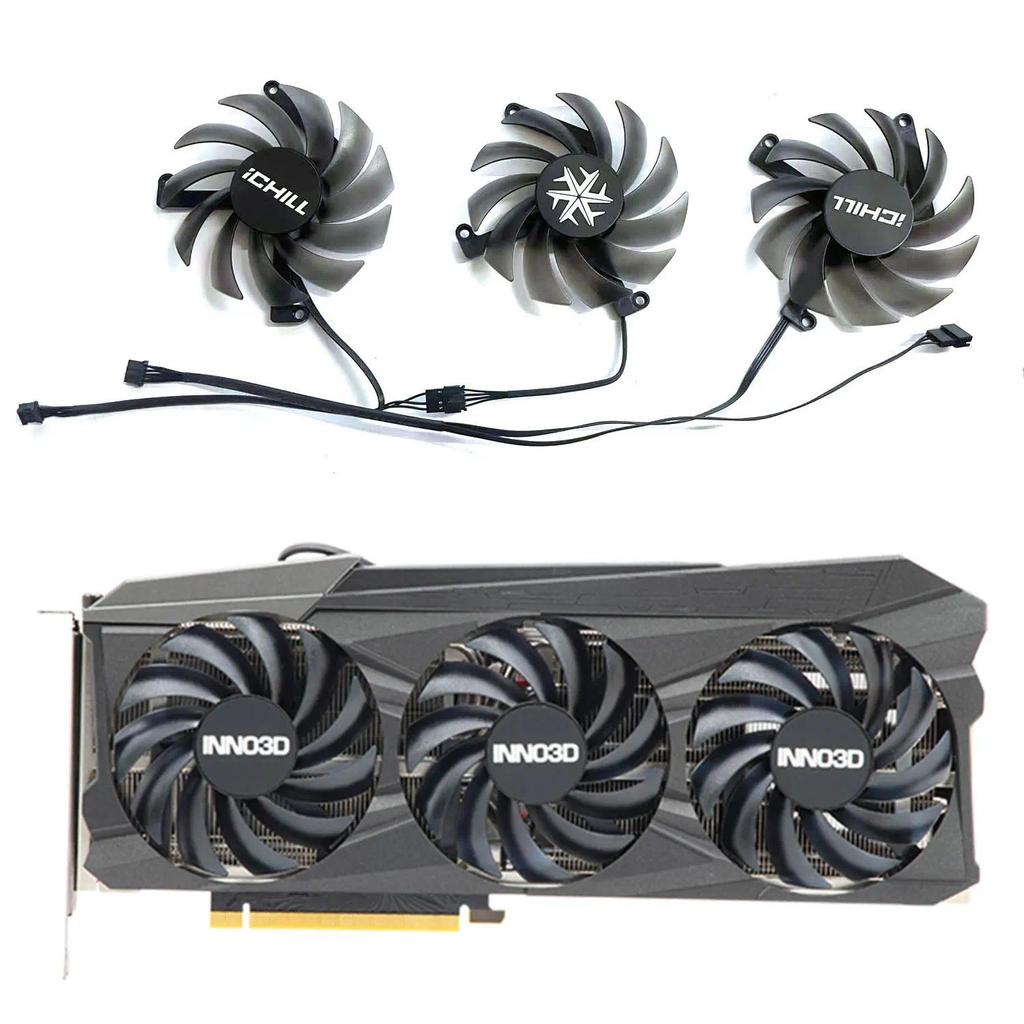 FOR INNO3D RTX 3080 3080ti 3090 IILL X4 Ice Dragon Graphic Cooler CF-12915S 4PIN DC12V 0.35A RTX3080