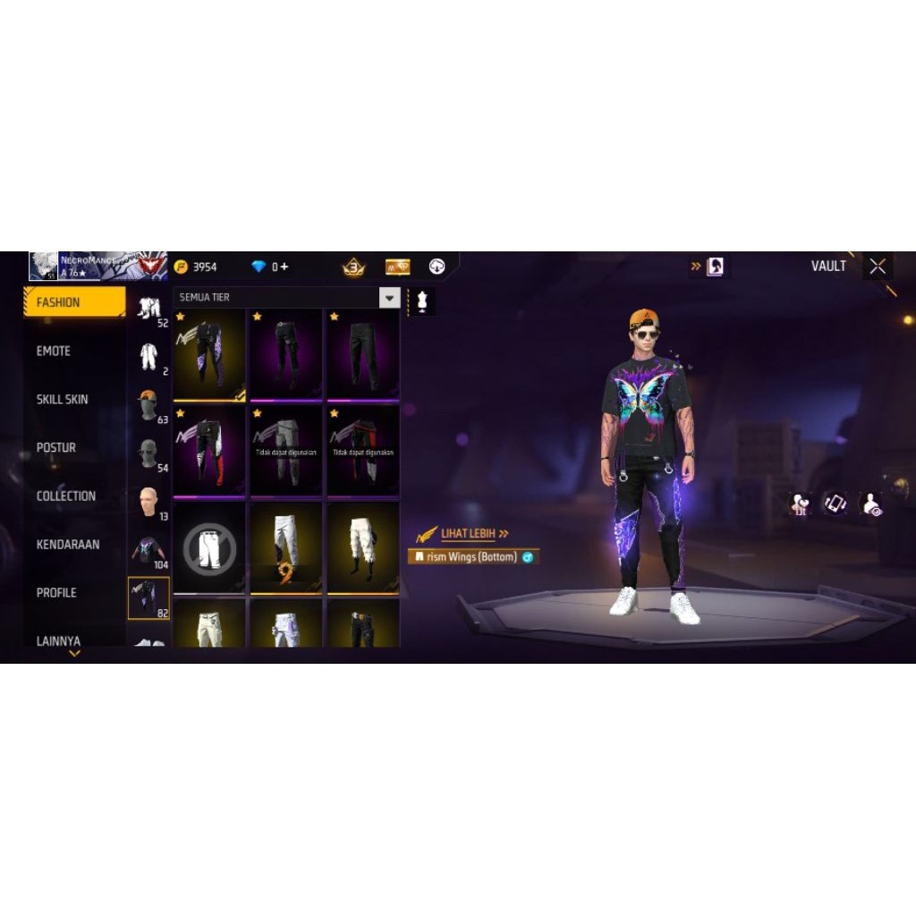 Fitur Lengkap, Akun Sultan Free Fire Terbaru