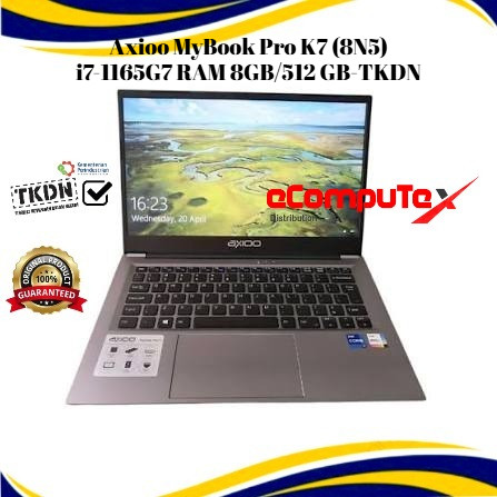Axioo MyBook Pro K7 (8N5) i7-1165G7 RAM 8GB/512 GB-TKDN