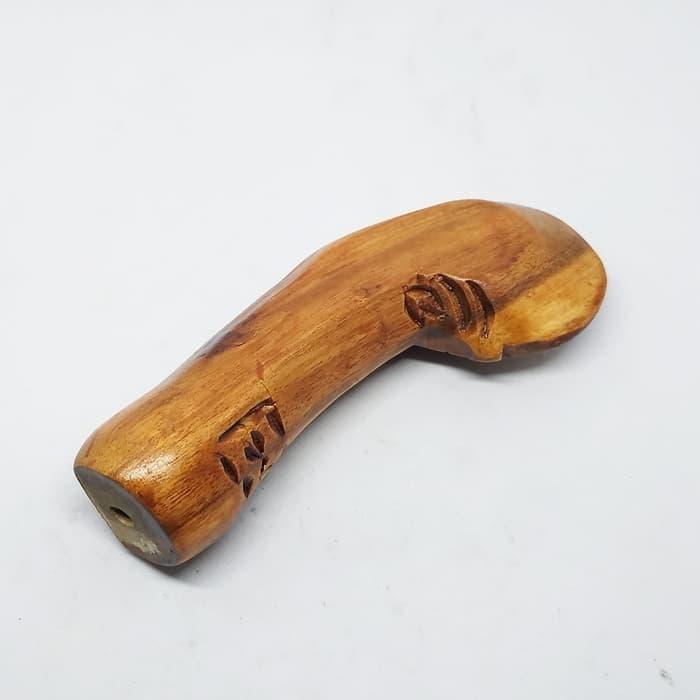 Handle Gagang Keris Kayu Ukiran