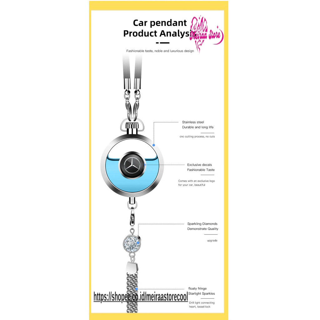 Car Perfume ffuser Pent Ornaments Auto Aromatherapy For Mercedes Benz AMG W204 W205 W203 W211 W212 W