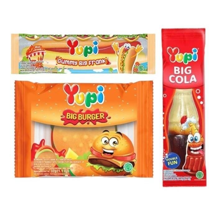 YUPI GUMMY BIG FRANK / BIG COLA / BIG BURGER
