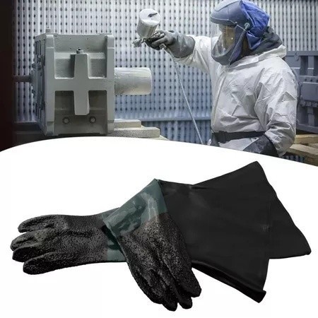 65cm Sarung Tangan Sandblasting Sarung Tangan Sanblasting Sarung Tangan Sandblast Sandblasting Tanga