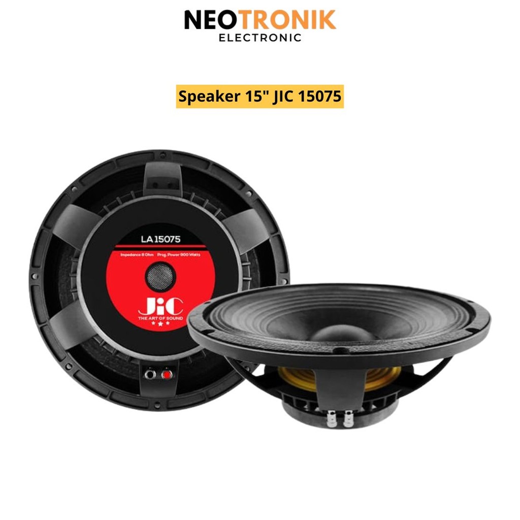 Speaker Woofer JIC LA 15075 15 Inch Original | Komponen Speaker Mid Low Profesional | Subwoofer Audi
