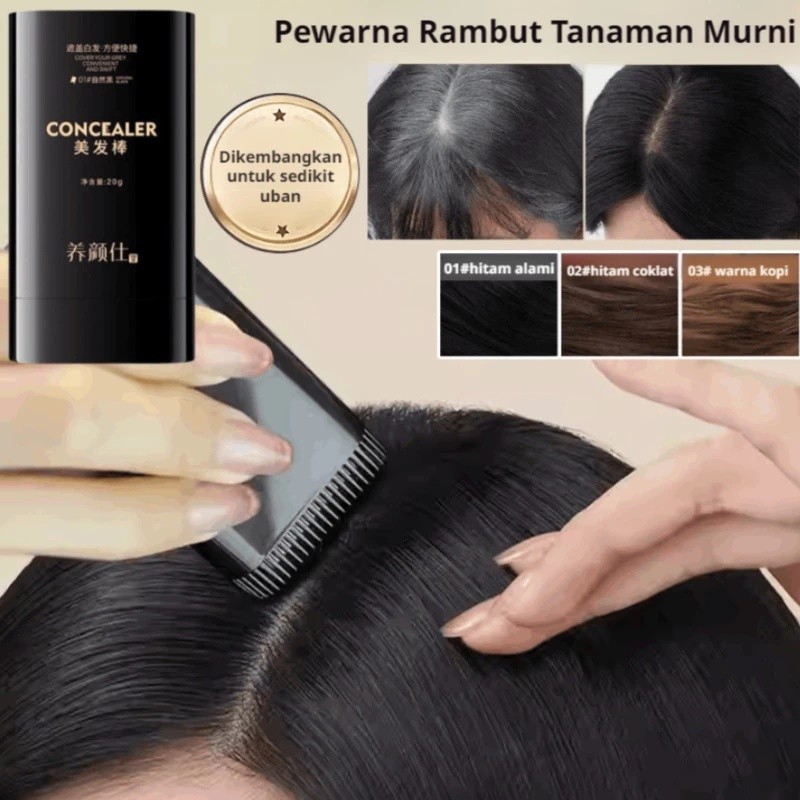 【COD ORI】 Penutup Uban Permanen/Alat Semir Rambut /Cat Rambut /Penghitam Rambut Uban Permanen/Semir 