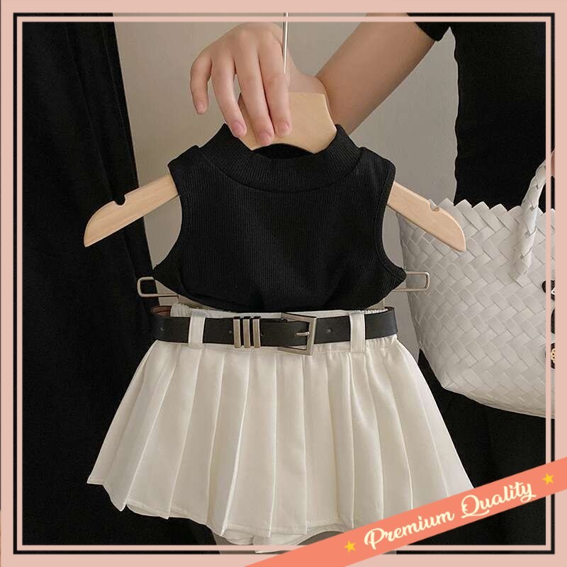 Termurah Baju Anak Kekinian Modern Korean Style / Setelan Anak Perempuan OOTD Korean Style ENRICA