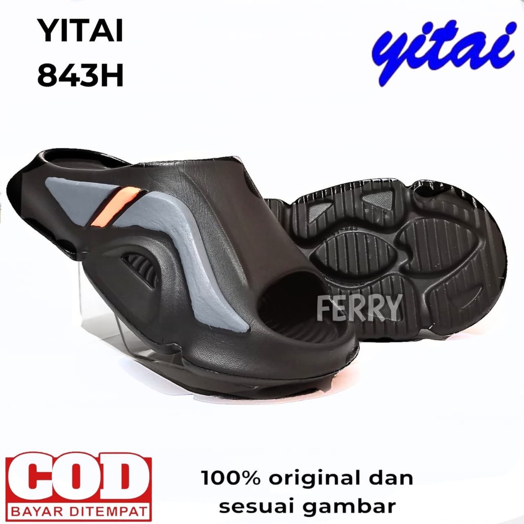 Sandal Pria Karet Empuk Anti Licin Yitai 843 39-44