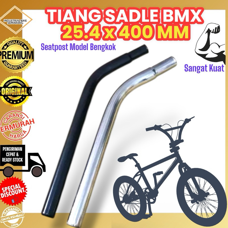 dfs - ORI ( SEATPOST 25.4 x 400 MM BENGKOK ) Tiang Sadel Jok Sepeda Seatpost BMX Diameter 25.4mm Sad