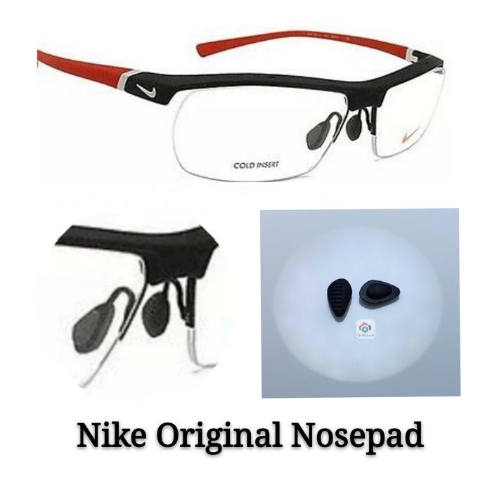 Nose Pad Kacamata Nike Bantalan Hidung Nike Original Frame Sgl Nike - Hitam