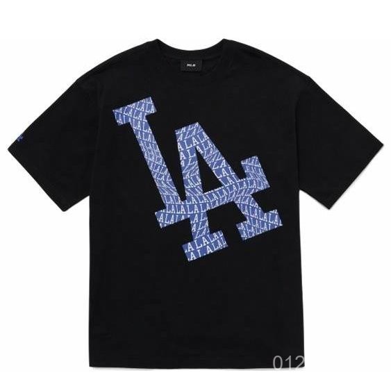 【100% Original】ASLI Kaos New Era MLB Kaos Pria & Wanita T-Shirt Los Angeles Dodgers brand trendy gra