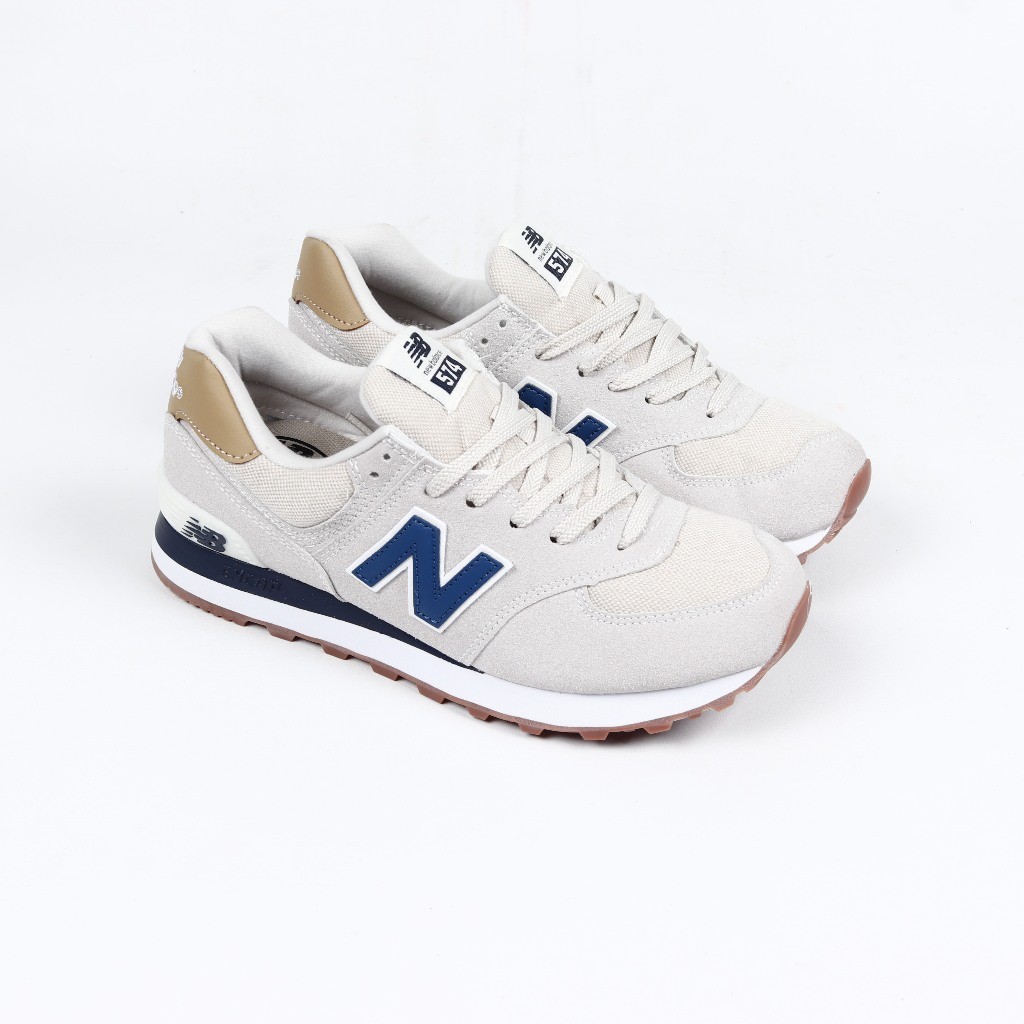 New Balance ML574LGI Beige Navy - NB 574