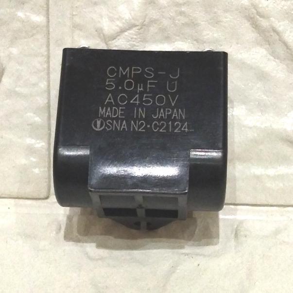 CAPACITOR 5UF/ 5 MICRO POMPA AIR SANYO TYPE PW-H137C / PW-H138 ORI