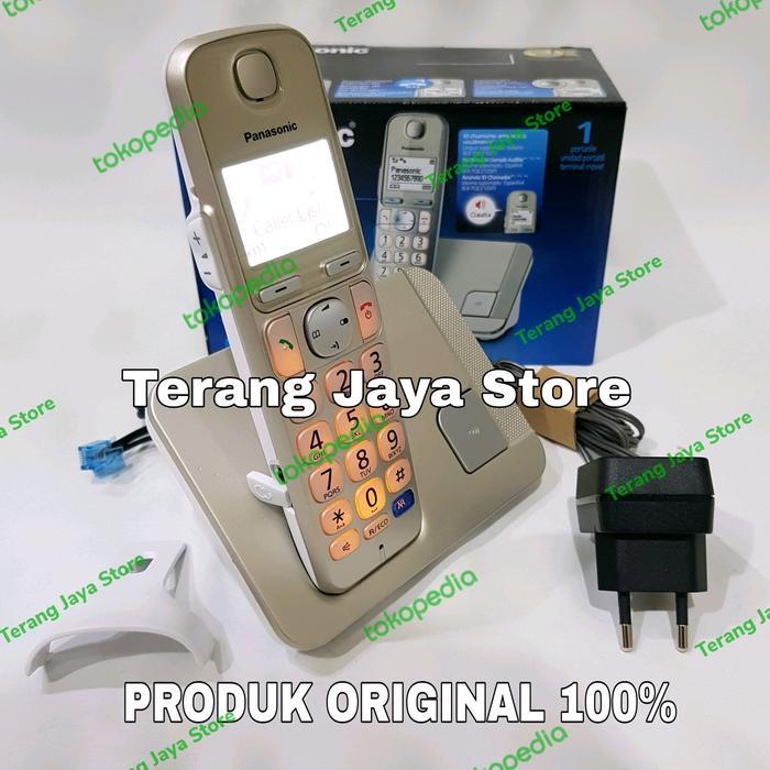 Telepon Wireless Panasonic KX-TGD310 Wireless Phone TGD 310 (Hitam) - KX-TGE210