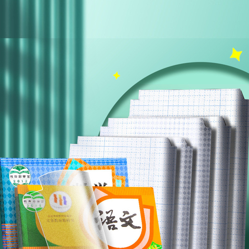 Transparent Self Adhesive Book Cover Waterproof Book Cover Paper Foil Matte Transparent Notebook Pro