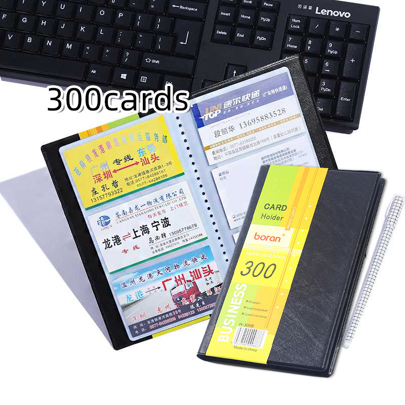 300 Cards Album Kartu Nama / Name Card Holder / Buku Kartu Nama / Card Organizer Album