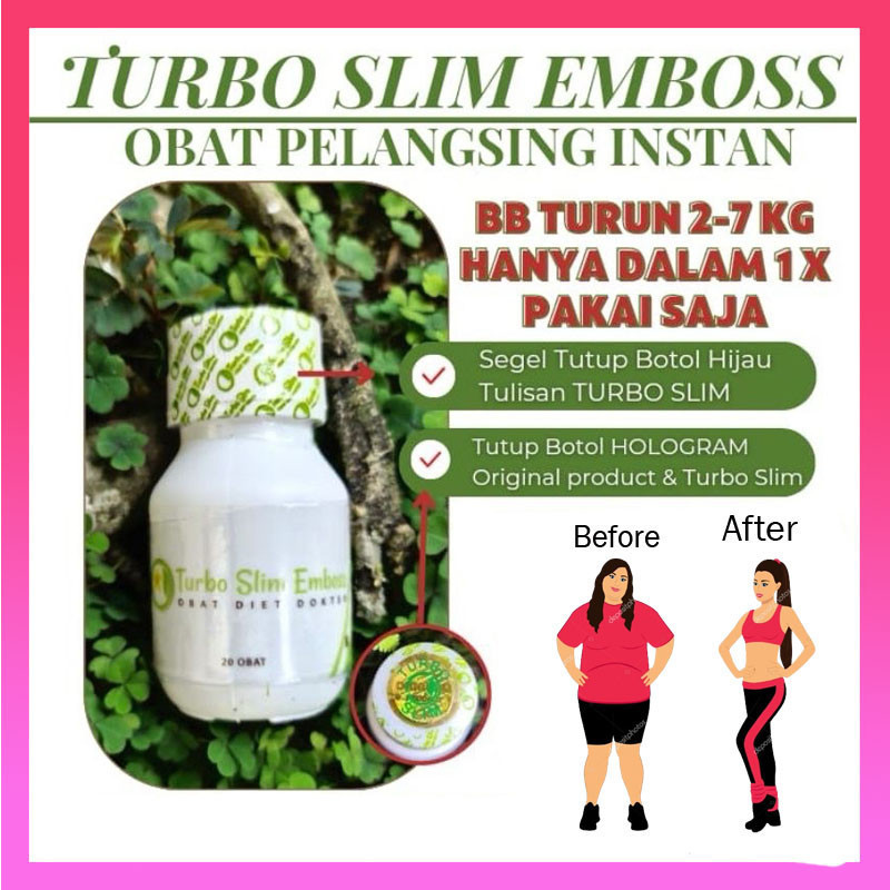 ODD BO.DHA Tur,bo Slim obt Suplemen Diet Penurun Berat Badan Original TOKO HERBALINDO