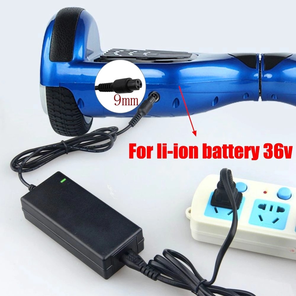 42V 2A Universal Lithium Battery arger For 36V Hoverboard Self-Balancing Scooter 100-240V AC Power S