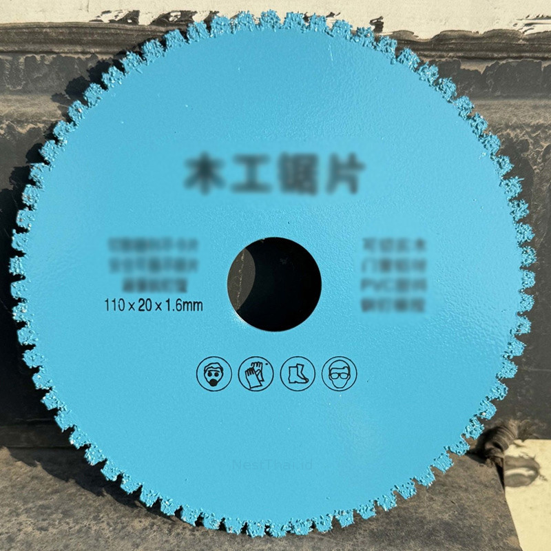 Mata Gerinda Potong Kayu MDF Triplek PVC Karet Potong Poles Cutting Disc NestThai