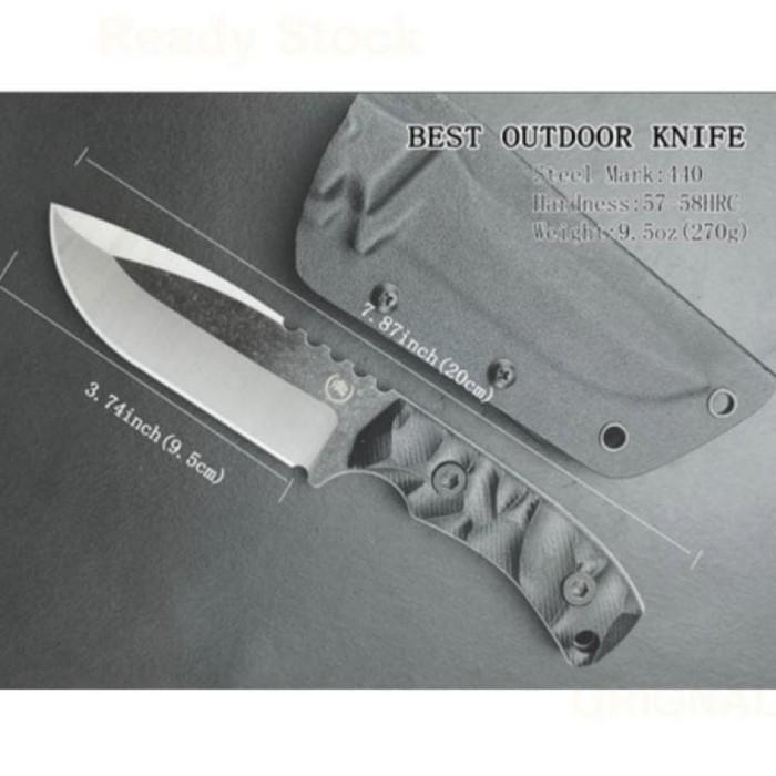 X12 Survival kit outdoor knife for camping hunting knife kydex holster
