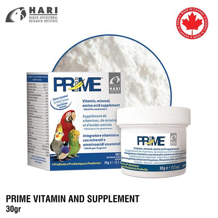 [ burj9iil1v ] || Hagen Prime All-in-one Bird Supplement Vitamin Mineral Amino Acid - 30 gram